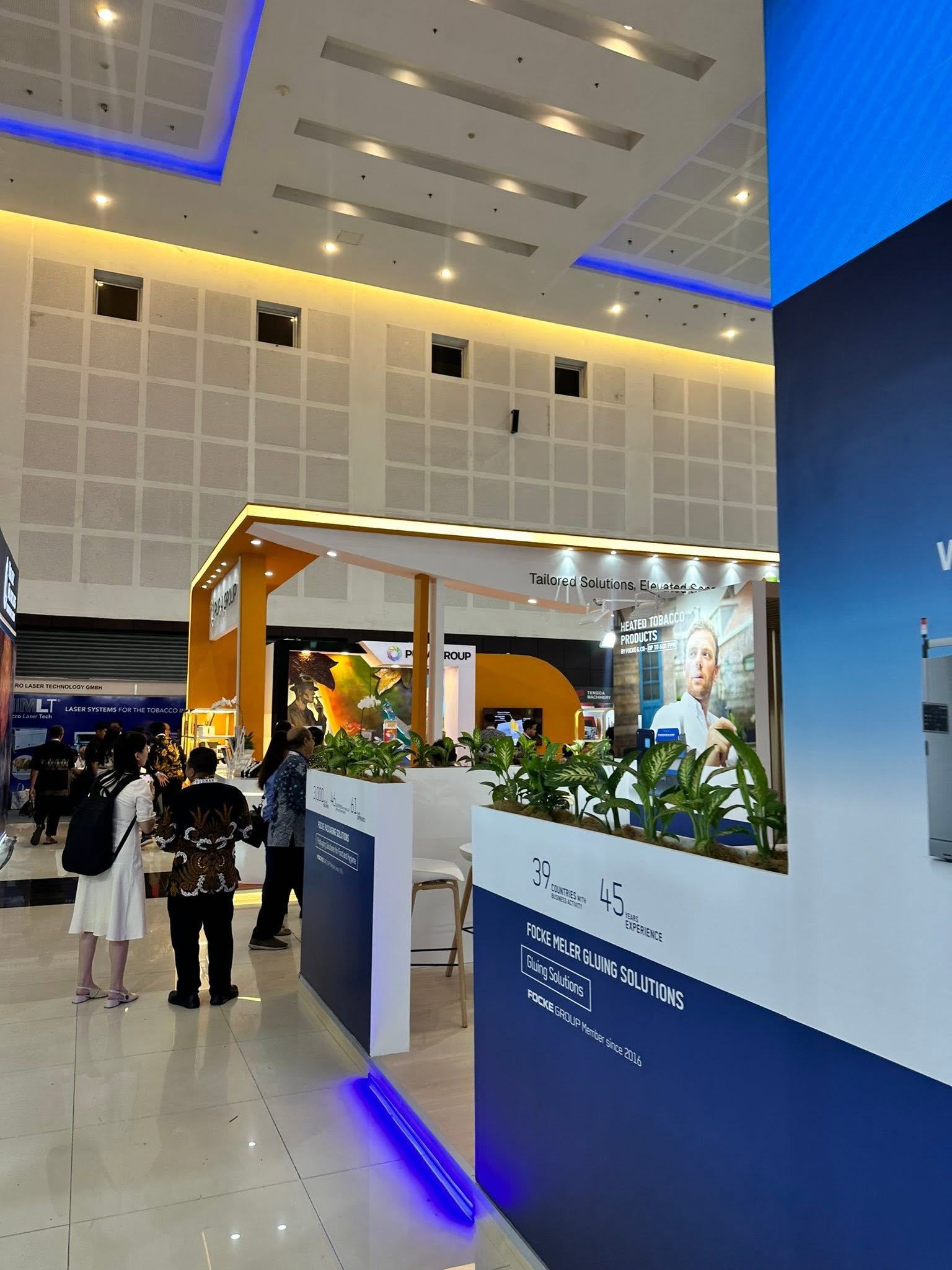 International exhibitors at World Tobacco Middle East, Dubai